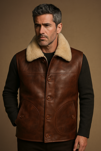 Adam's Sheeskin Vest image 0