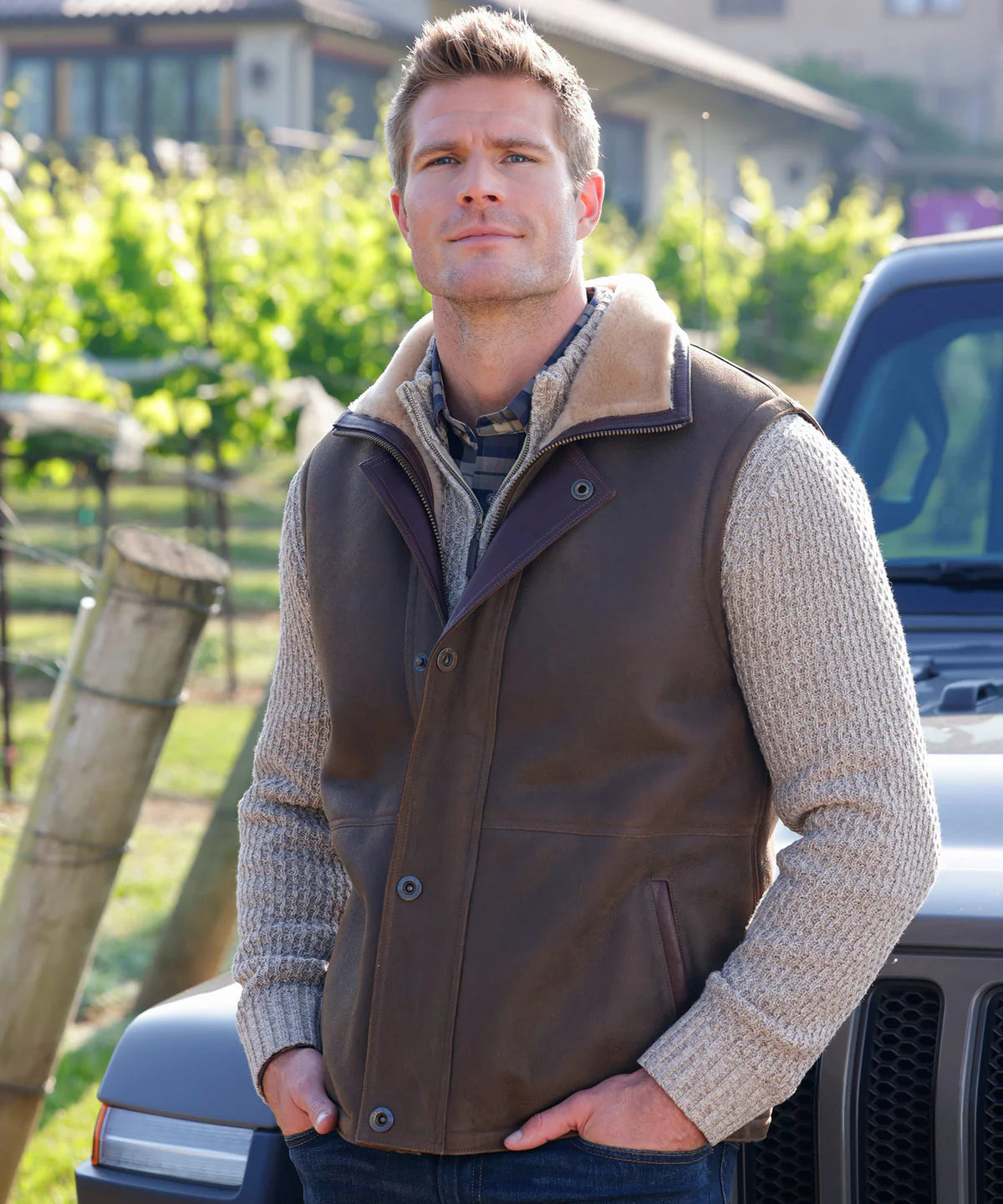 Gabriel Shearling Vest