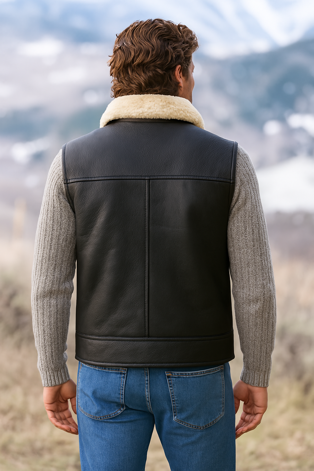 Alfred Sheepskin Vest image 1