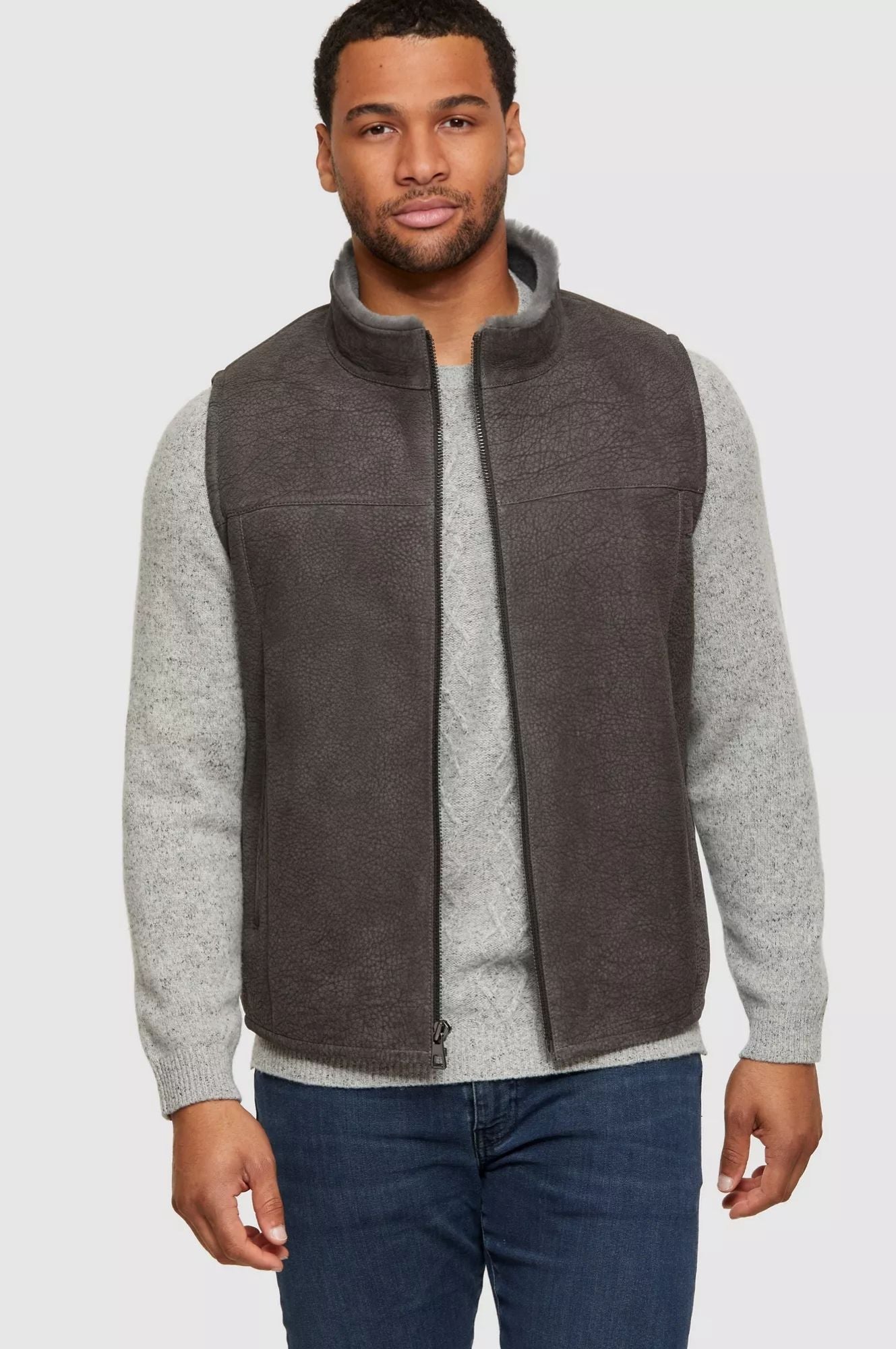 Heath Shearling Sheepskin Vest 4