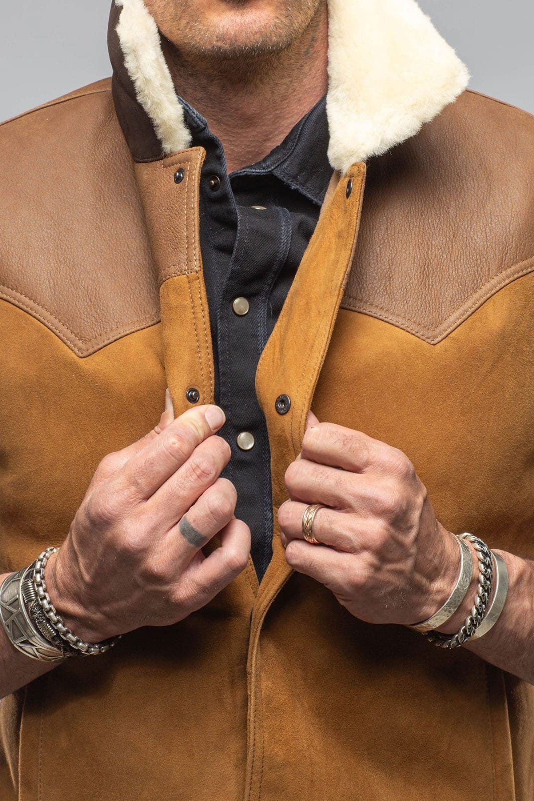 David Sheepskin Vest
