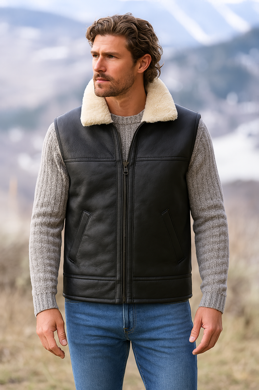 Alfred Sheepskin Vest image 0