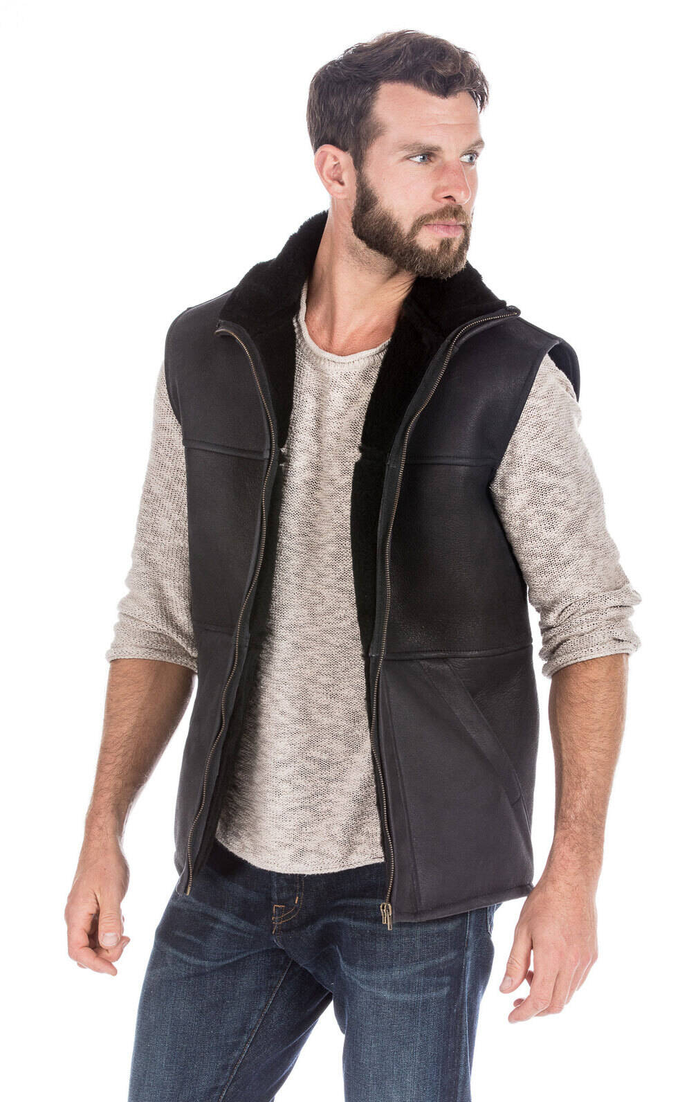 Mike Sheepskin Vest