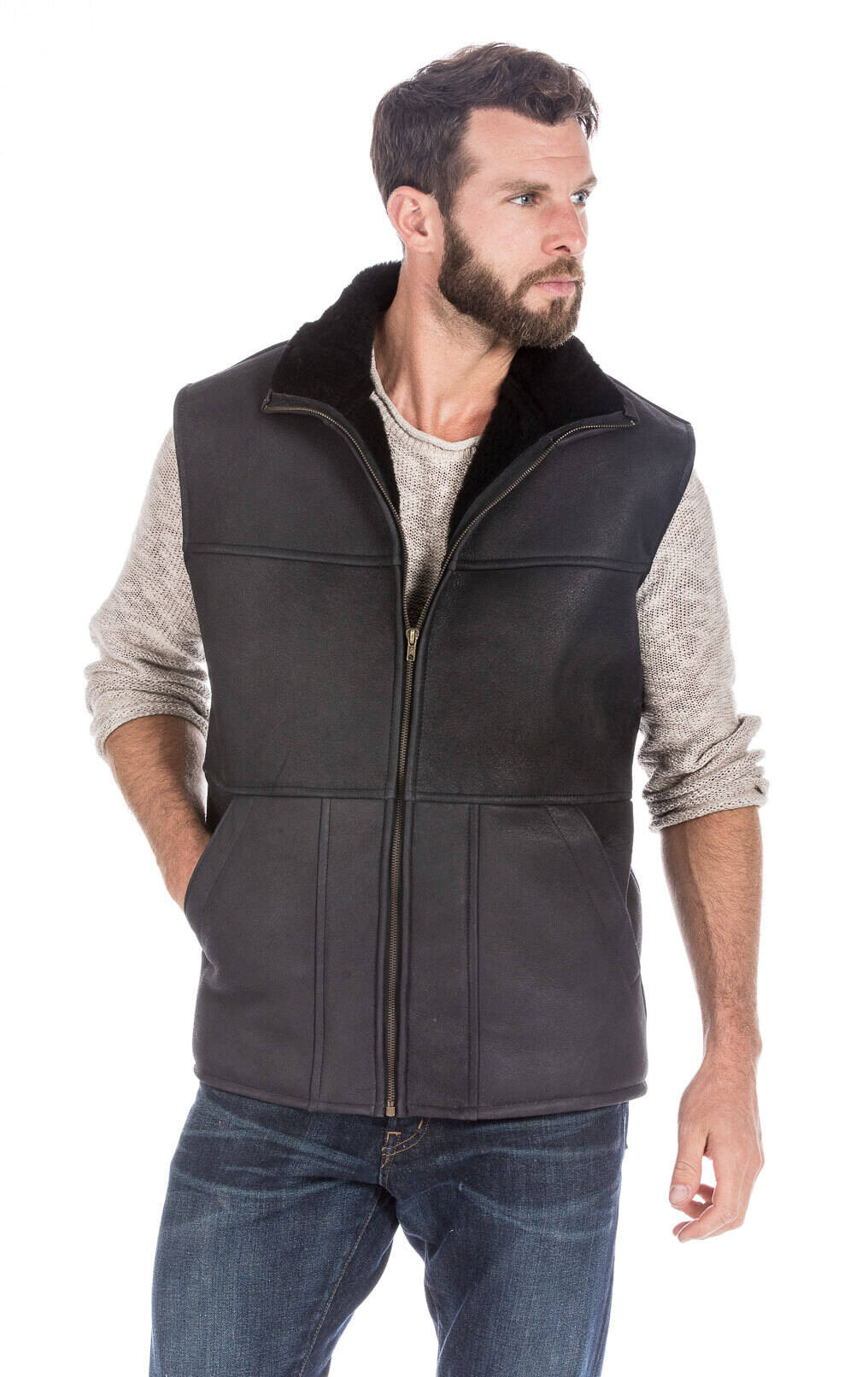Mike Sheepskin Vest