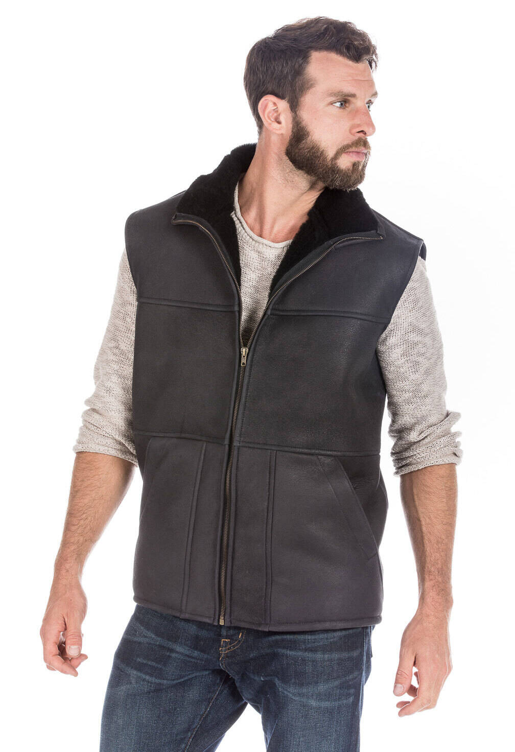 Mike Sheepskin Vest