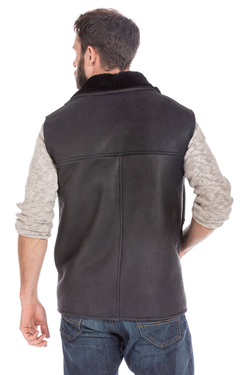 Gilet Sans Manches Mouton Chaud Hiver Aspin14370  025438000 1448 26092017