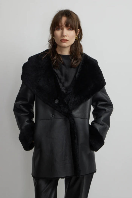 Jenna Reversible Black Ventcouvert